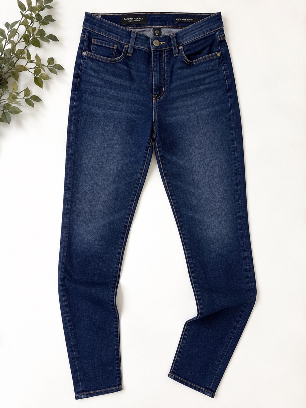 Banana Republic Premium Denim High-Rise Skinny Jeans | Size 33